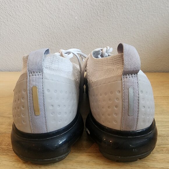 Nike Womens Air VaporMax 2 Running Shoes 942843-010 Grey Metallic Gold Size 10 - Picture 9 of 16